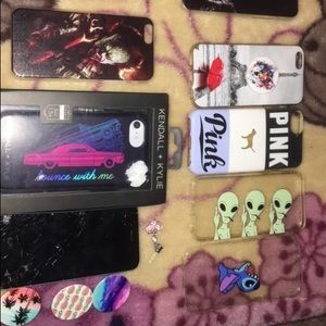 Broken I phone 6, 8 cases